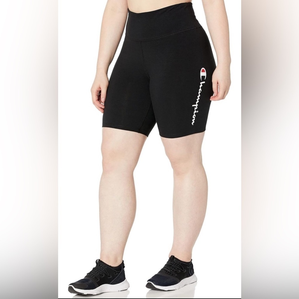 Champion‎ Women's black biker shorts Large